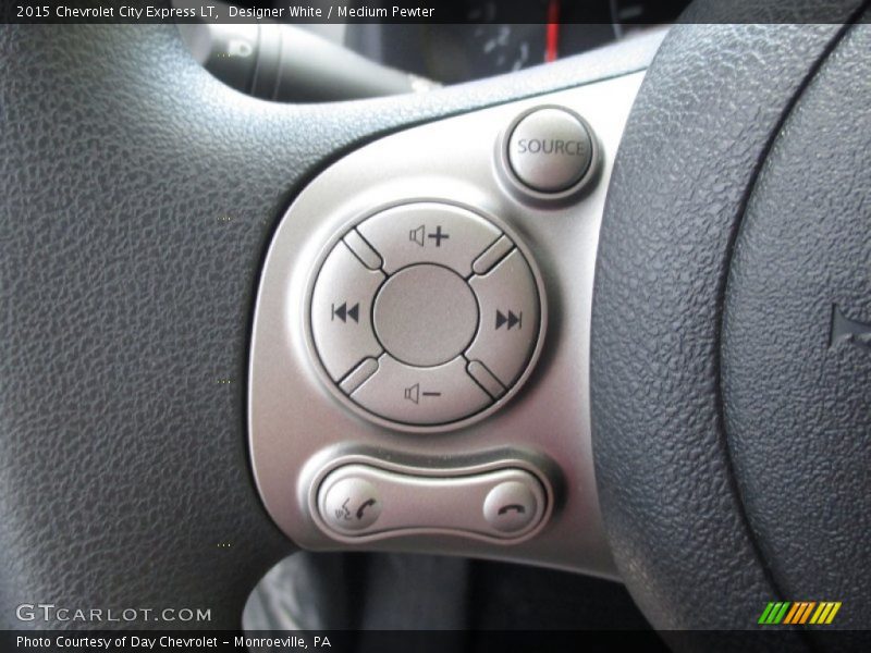 Designer White / Medium Pewter 2015 Chevrolet City Express LT