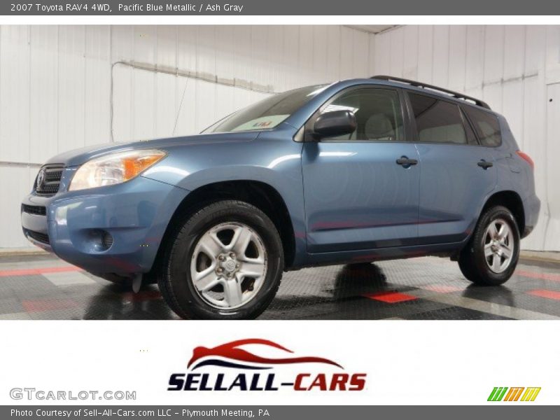 Pacific Blue Metallic / Ash Gray 2007 Toyota RAV4 4WD