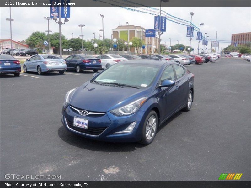 Blue / Beige 2016 Hyundai Elantra SE