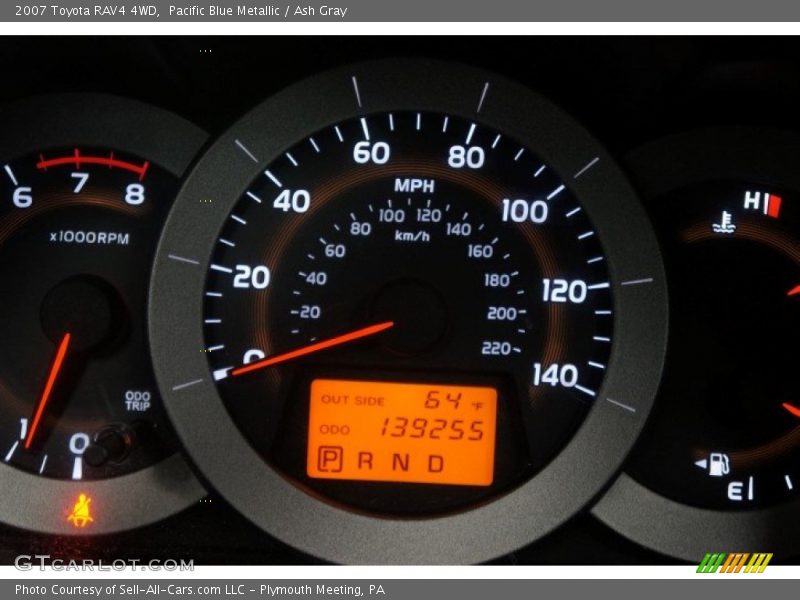Pacific Blue Metallic / Ash Gray 2007 Toyota RAV4 4WD