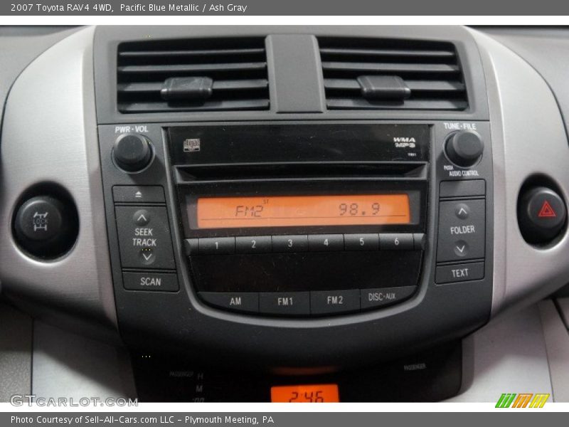 Pacific Blue Metallic / Ash Gray 2007 Toyota RAV4 4WD