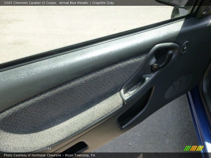 Arrival Blue Metallic / Graphite Gray 2003 Chevrolet Cavalier LS Coupe