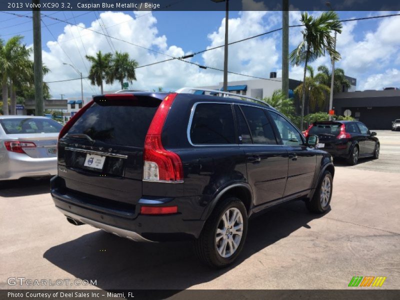 Caspian Blue Metallic / Beige 2013 Volvo XC90 3.2