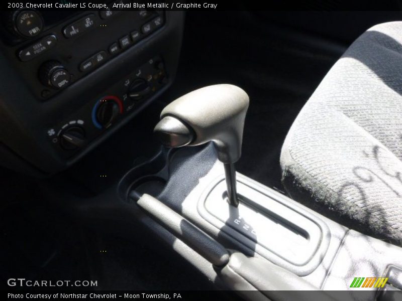 Arrival Blue Metallic / Graphite Gray 2003 Chevrolet Cavalier LS Coupe