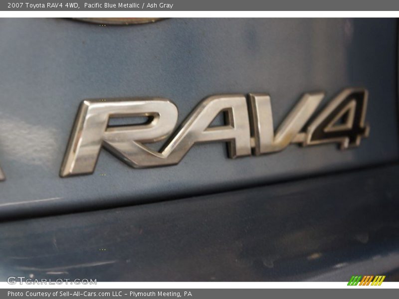 Pacific Blue Metallic / Ash Gray 2007 Toyota RAV4 4WD