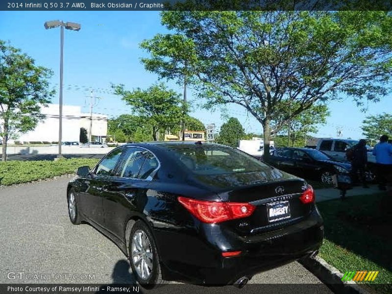 Black Obsidian / Graphite 2014 Infiniti Q 50 3.7 AWD