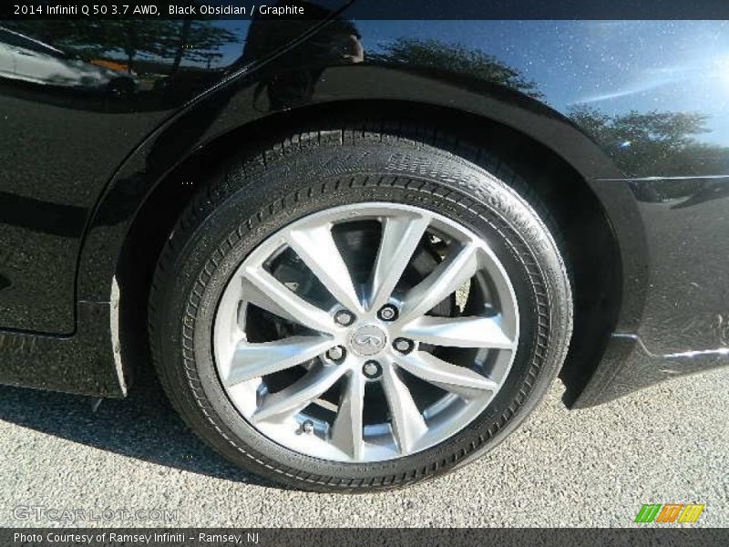 Black Obsidian / Graphite 2014 Infiniti Q 50 3.7 AWD