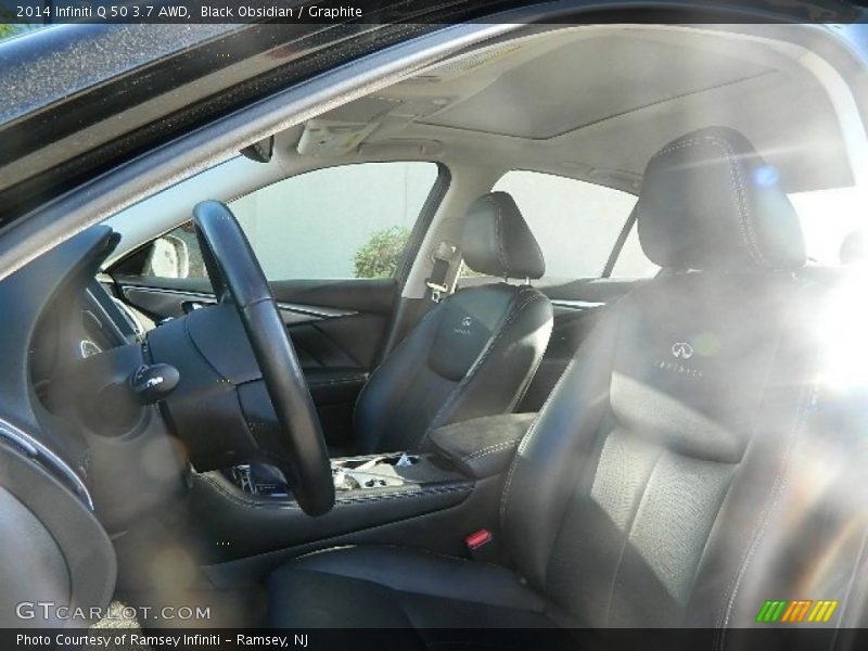 Black Obsidian / Graphite 2014 Infiniti Q 50 3.7 AWD