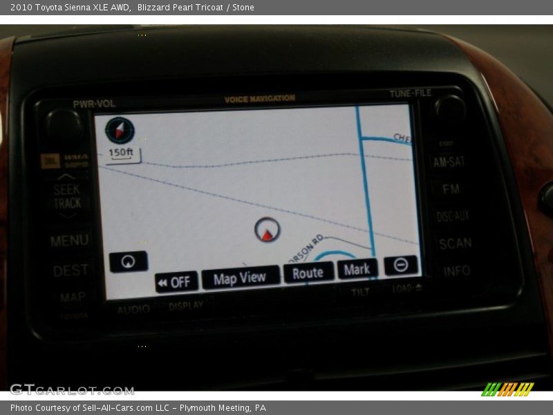 Blizzard Pearl Tricoat / Stone 2010 Toyota Sienna XLE AWD