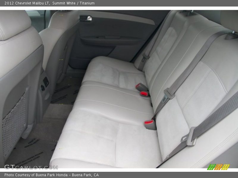Summit White / Titanium 2012 Chevrolet Malibu LT