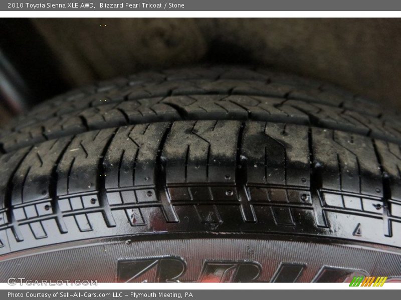 Blizzard Pearl Tricoat / Stone 2010 Toyota Sienna XLE AWD