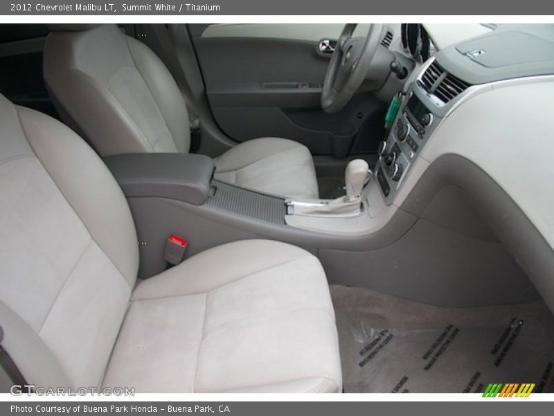 Summit White / Titanium 2012 Chevrolet Malibu LT