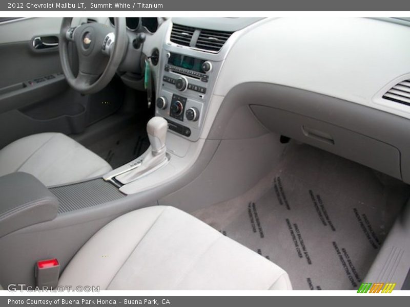Summit White / Titanium 2012 Chevrolet Malibu LT