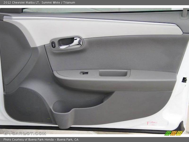 Summit White / Titanium 2012 Chevrolet Malibu LT