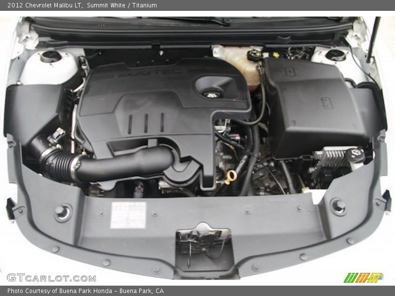 Summit White / Titanium 2012 Chevrolet Malibu LT
