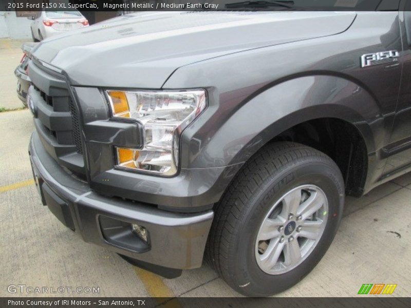 Magnetic Metallic / Medium Earth Gray 2015 Ford F150 XL SuperCab