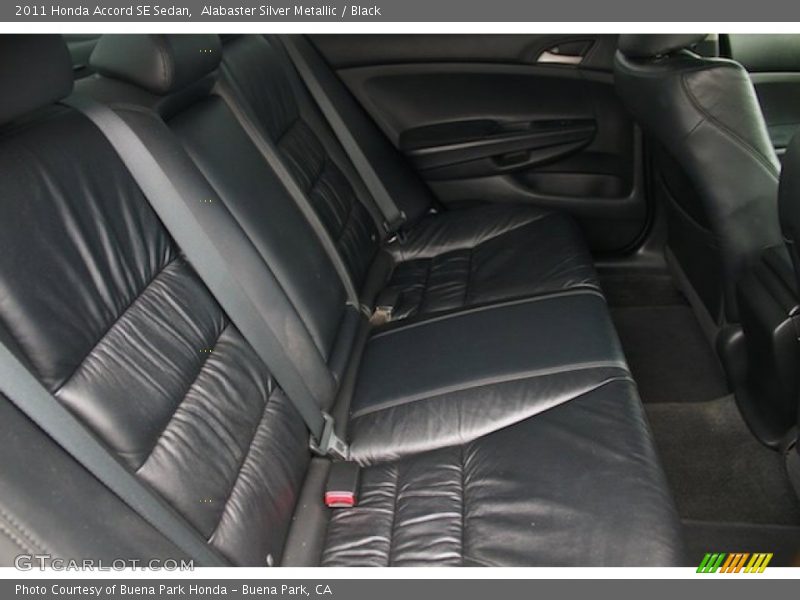 Alabaster Silver Metallic / Black 2011 Honda Accord SE Sedan