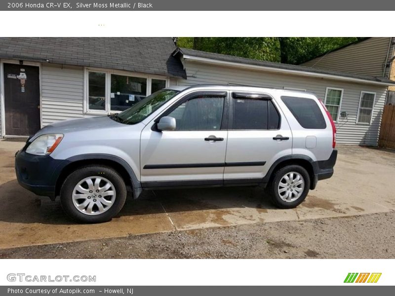 Silver Moss Metallic / Black 2006 Honda CR-V EX