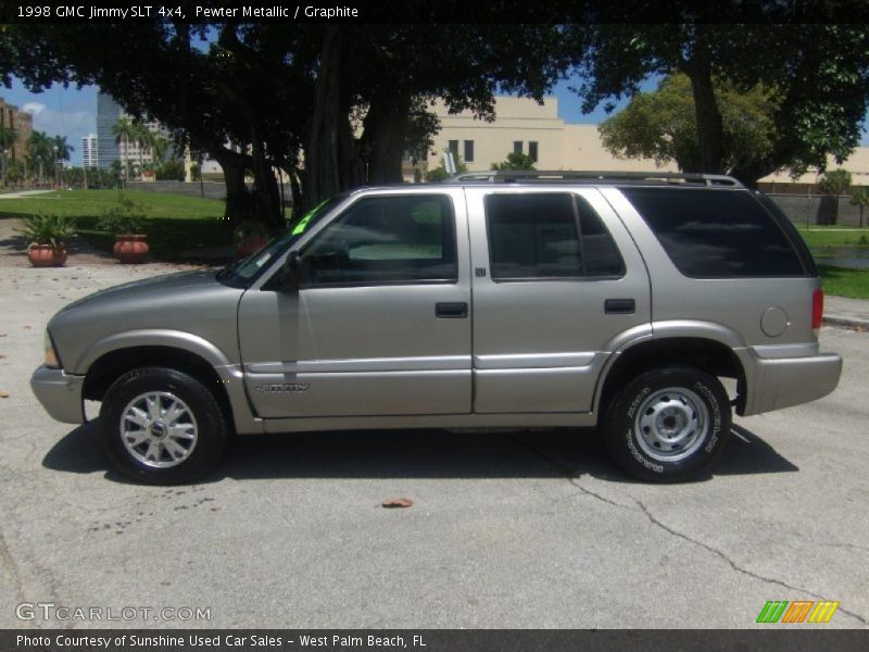 Pewter Metallic / Graphite 1998 GMC Jimmy SLT 4x4