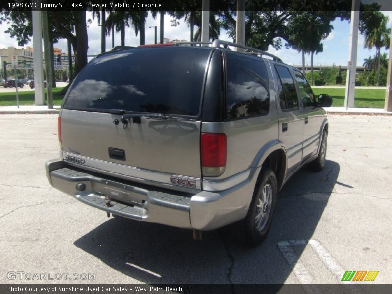 Pewter Metallic / Graphite 1998 GMC Jimmy SLT 4x4