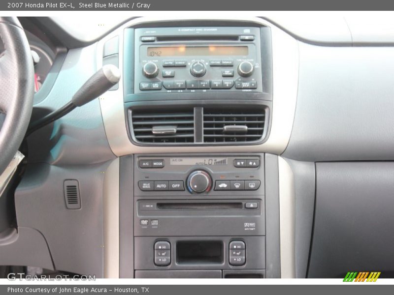 Steel Blue Metallic / Gray 2007 Honda Pilot EX-L