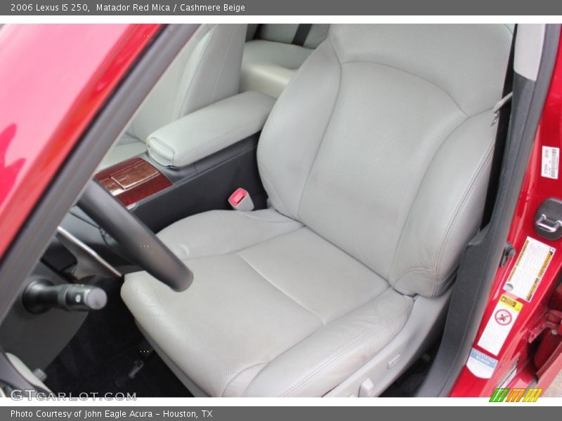 Matador Red Mica / Cashmere Beige 2006 Lexus IS 250