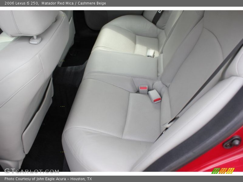 Matador Red Mica / Cashmere Beige 2006 Lexus IS 250
