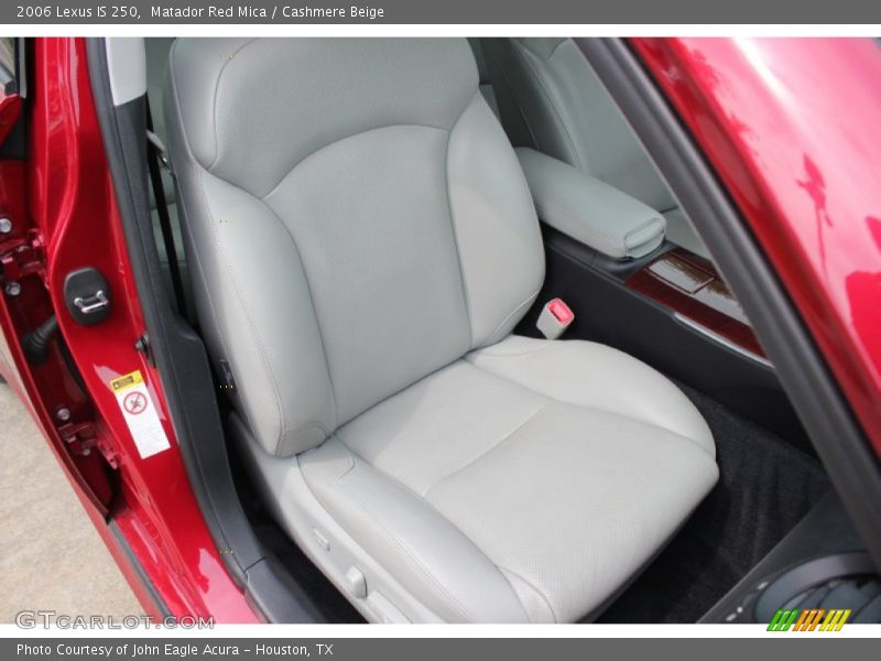 Matador Red Mica / Cashmere Beige 2006 Lexus IS 250