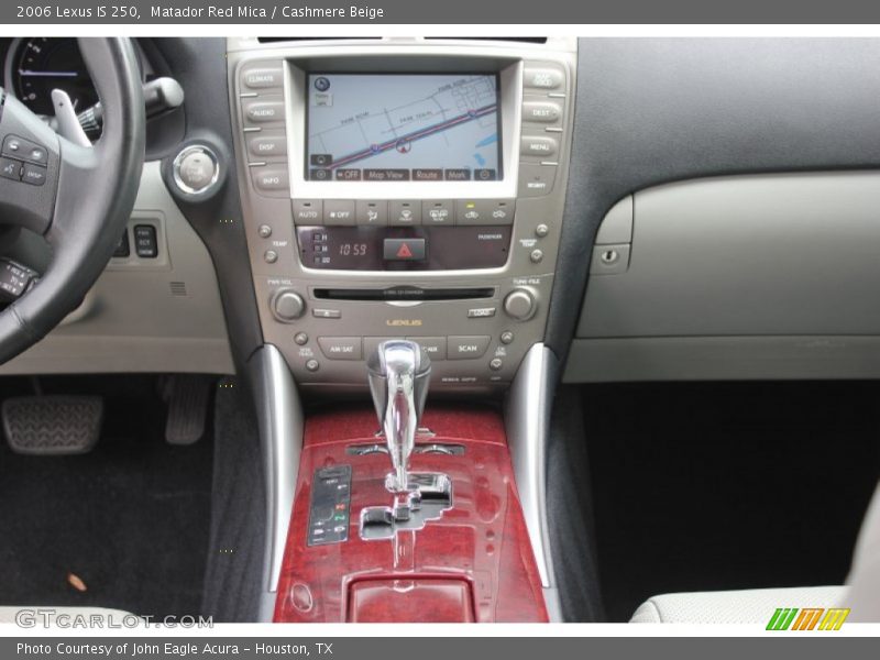 Matador Red Mica / Cashmere Beige 2006 Lexus IS 250