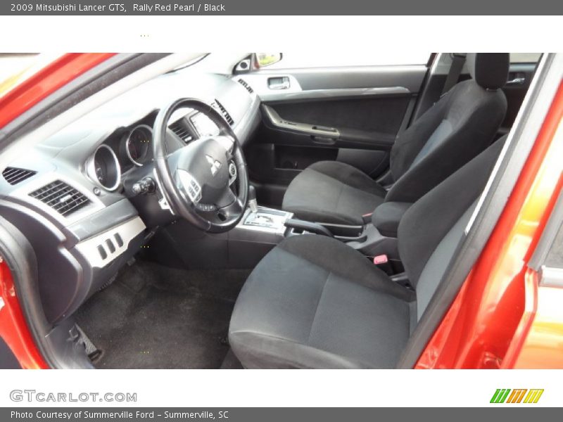 Rally Red Pearl / Black 2009 Mitsubishi Lancer GTS