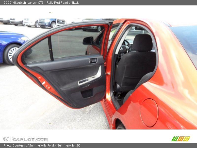 Rally Red Pearl / Black 2009 Mitsubishi Lancer GTS