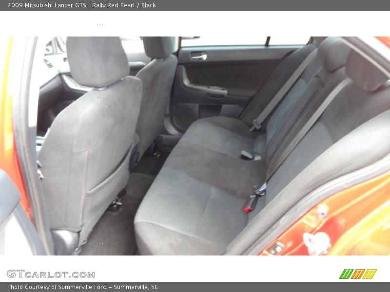 Rally Red Pearl / Black 2009 Mitsubishi Lancer GTS