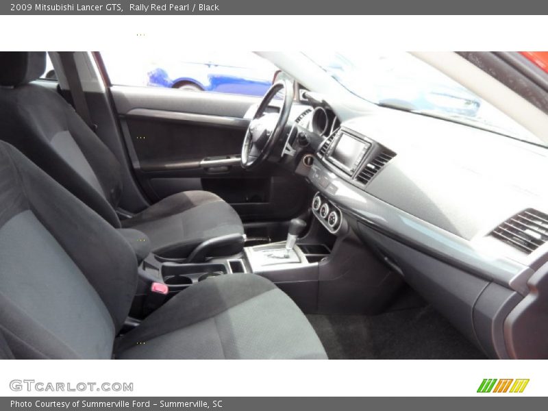 Rally Red Pearl / Black 2009 Mitsubishi Lancer GTS
