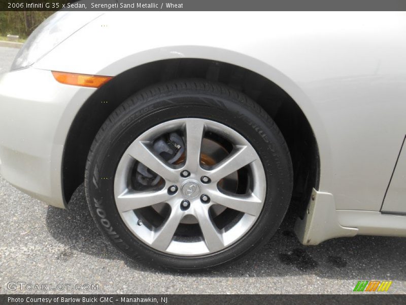 Serengeti Sand Metallic / Wheat 2006 Infiniti G 35 x Sedan