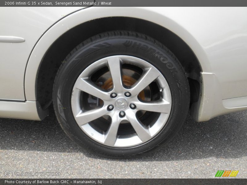 Serengeti Sand Metallic / Wheat 2006 Infiniti G 35 x Sedan