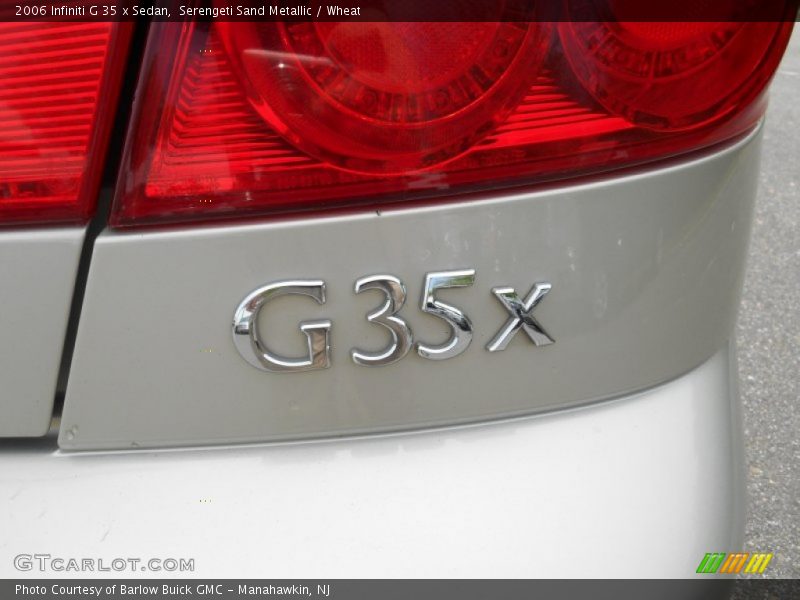 Serengeti Sand Metallic / Wheat 2006 Infiniti G 35 x Sedan