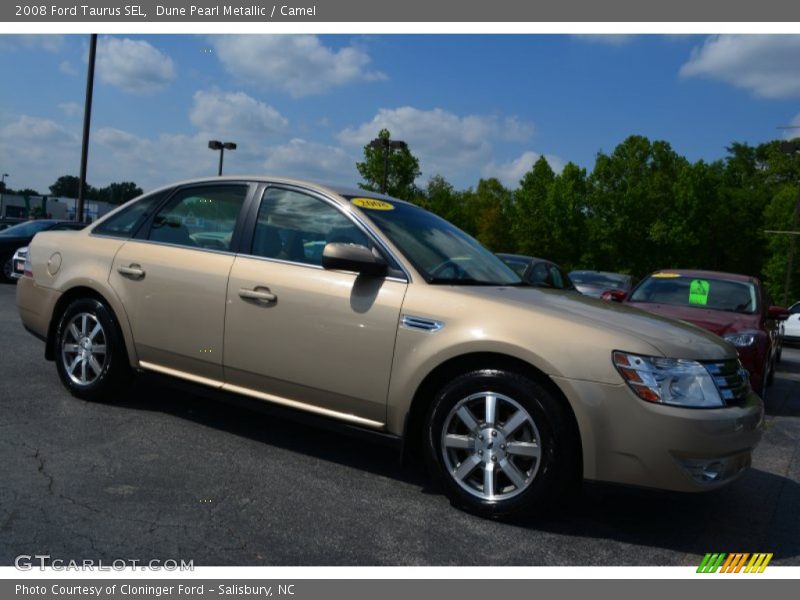 Dune Pearl Metallic / Camel 2008 Ford Taurus SEL
