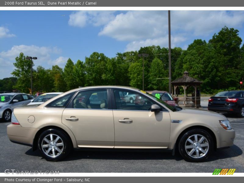 Dune Pearl Metallic / Camel 2008 Ford Taurus SEL