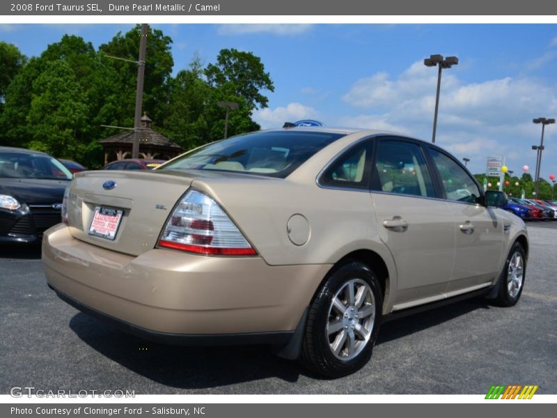 Dune Pearl Metallic / Camel 2008 Ford Taurus SEL