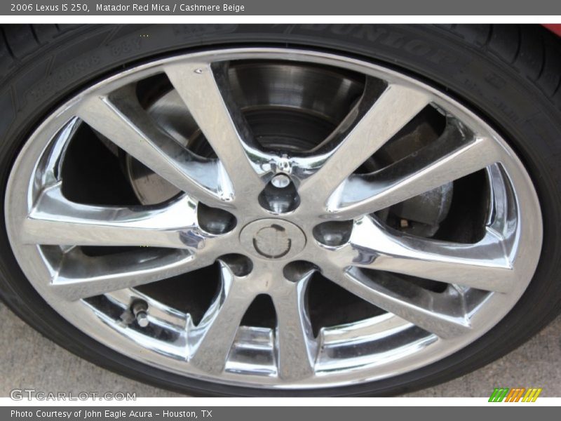 Matador Red Mica / Cashmere Beige 2006 Lexus IS 250