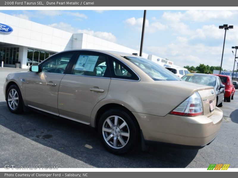 Dune Pearl Metallic / Camel 2008 Ford Taurus SEL