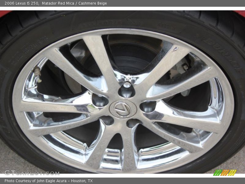 Matador Red Mica / Cashmere Beige 2006 Lexus IS 250