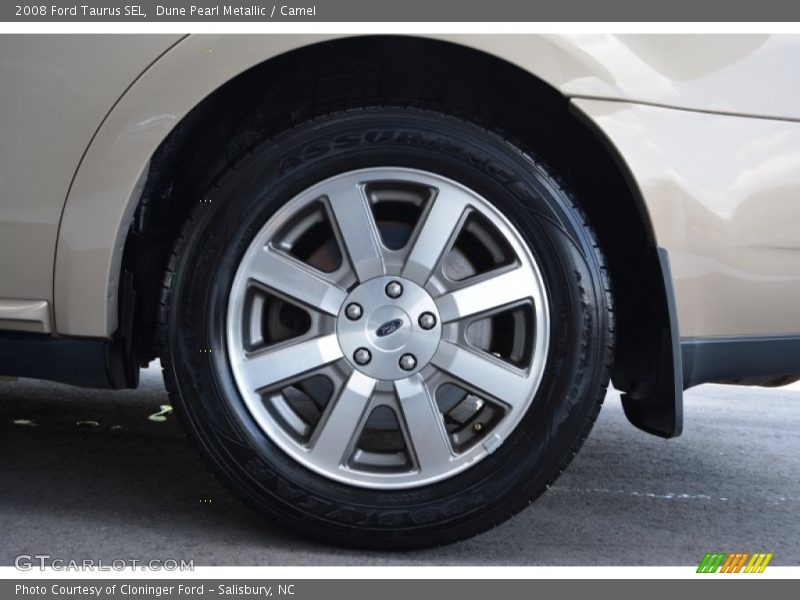 Dune Pearl Metallic / Camel 2008 Ford Taurus SEL