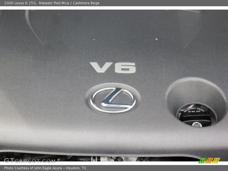 Matador Red Mica / Cashmere Beige 2006 Lexus IS 250