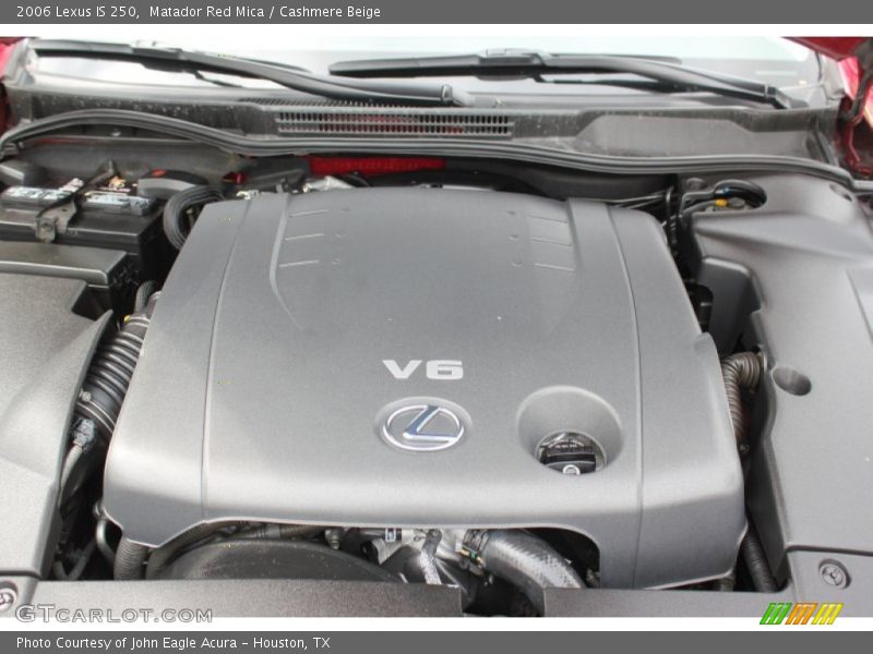 Matador Red Mica / Cashmere Beige 2006 Lexus IS 250