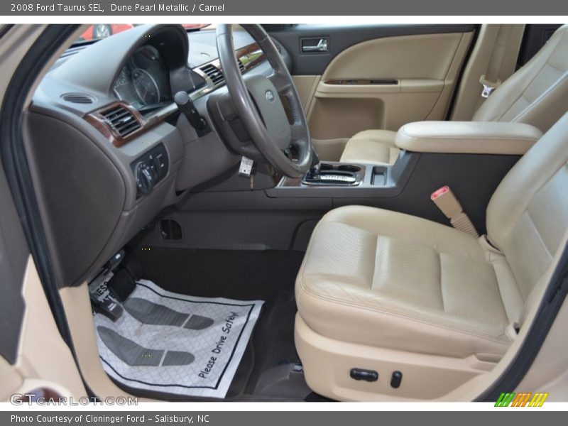 Dune Pearl Metallic / Camel 2008 Ford Taurus SEL