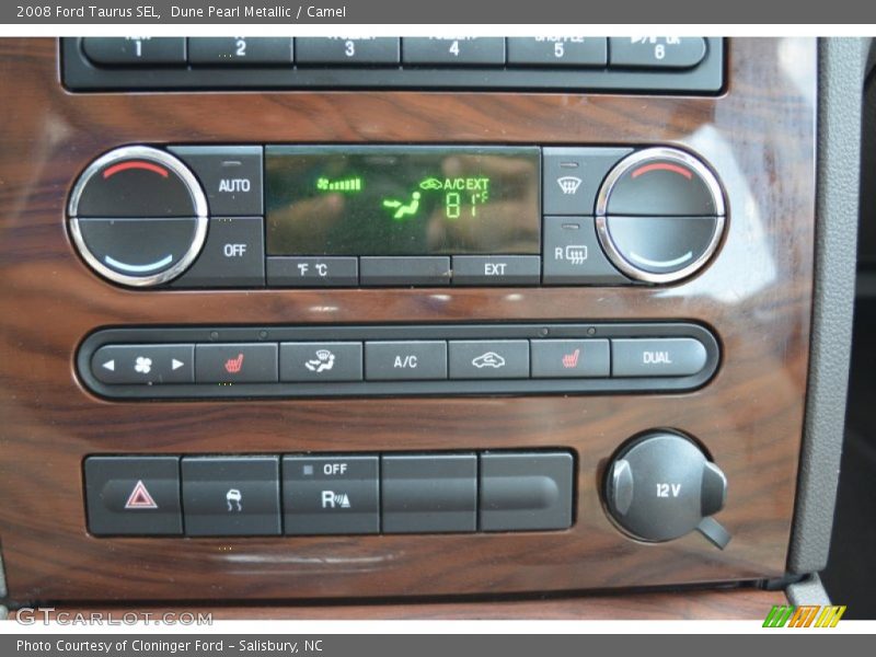 Dune Pearl Metallic / Camel 2008 Ford Taurus SEL