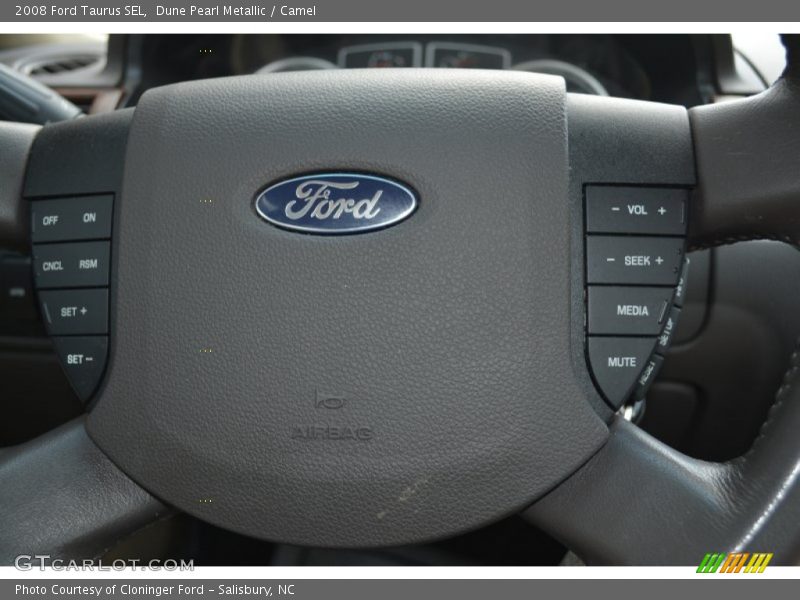 Dune Pearl Metallic / Camel 2008 Ford Taurus SEL