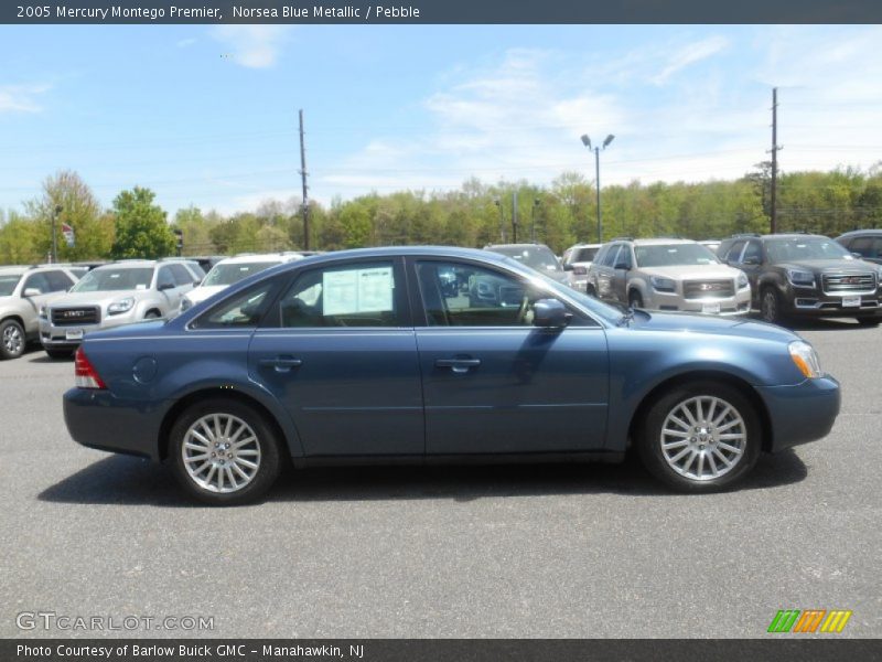 Norsea Blue Metallic / Pebble 2005 Mercury Montego Premier