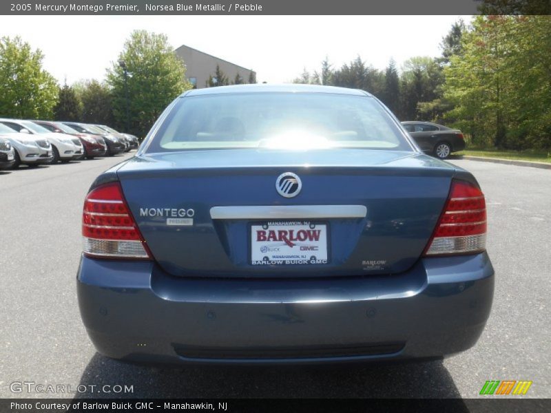 Norsea Blue Metallic / Pebble 2005 Mercury Montego Premier